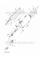 ECHAPPEMENT pour Yamaha XMAX 300 TECH MAX de 2023