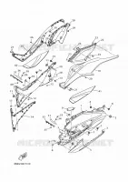 BEQUILLE / REPOSE PIEDS 2 pour Yamaha XMAX 300 TECH MAX de 2023