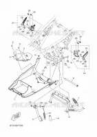 BEQUILLE / REPOSE PIEDS pour Yamaha XMAX 300 TECH MAX de 2023