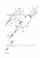 ECHAPPEMENT pour Yamaha XMAX 300 TECH MAX de 2023