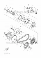 EMBRAYAGE pour Yamaha XMAX 300 TECH MAX de 2023