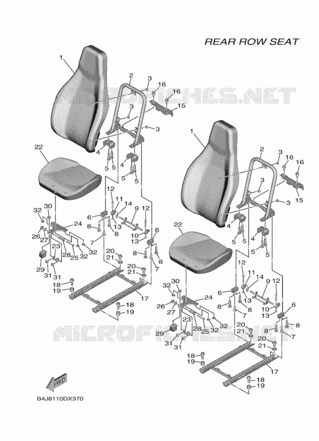 SIEGE 3 Yamaha SIDE BY SIDE 1000 2023 WOLVERINE  YXF1000EW / YX10FRPAP