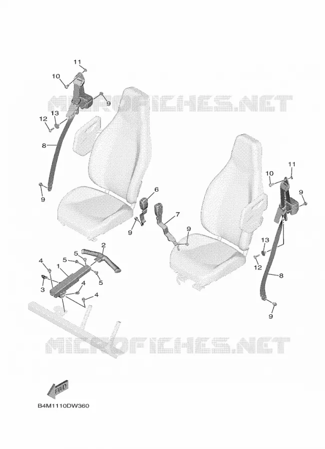 SELLE 2 Yamaha SIDE BY SIDE 1000 2023 WOLVERINE  YXE1000EWS / YX10ERPLP