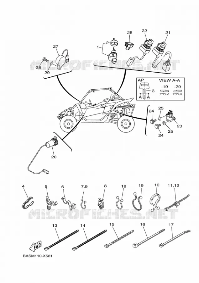 ELECTRIQUE 3 Yamaha SIDE BY SIDE 1000 2023 YXZ  YXZ1000ET