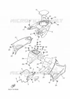 COUVERCLE LATERAL pour Yamaha GRIZZLY 700 EPS de 2023