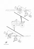 KIT PIECES D'ENTRETIEN pour Yamaha GRIZZLY 700 EPS de 2023