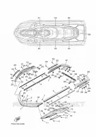 GUNWALE & MAT pour Yamaha FX CRUISER HO de 2022