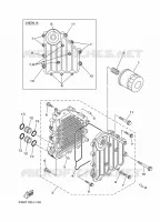 RADIATEUR D'HUILE / ECHANGEUR pour Yamaha FX CRUISER HO de 2022