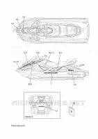 EMBLEME pour Yamaha FX CRUISER SVHO de 2022