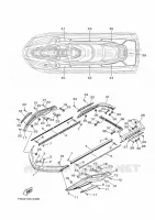 GUNWALE & MAT pour Yamaha FX CRUISER SVHO de 2022