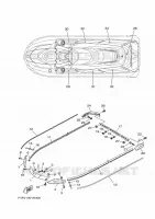 GUNWALE & MAT pour Yamaha GP 1800R SVHO de 2023