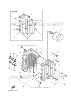 RADIATEUR D'HUILE / ECHANGEUR pour Yamaha GP 1800R SVHO de 2023