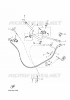 GUIDON ET CABLES pour Yamaha BOOSTER EASY de 2023