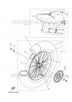 ROUE AVANT pour Yamaha BOOSTER EASY de 2023