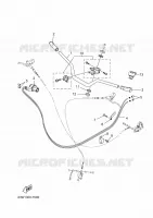 GUIDON ET CABLES pour Yamaha BOOSTER EASY de 2023