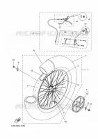 ROUE AVANT pour Yamaha BOOSTER de 2023