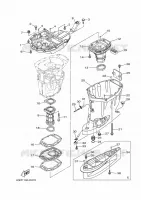 FOURREAU   FUT pour Yamaha FL150FETX de 2020