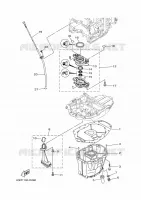 VENTILATEUR D'HUILE pour Yamaha FL150FETX de 2020