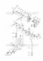 COMMANDE D'ACCELERATEUR 2 pour Yamaha F9.9HE1S de 2020