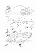 CAPOT INFERIEUR 2 pour Yamaha F70AETL de 2020
