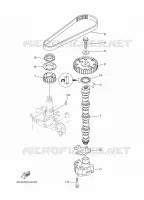 POMPE A HUILE pour Yamaha F70AETX de 2020
