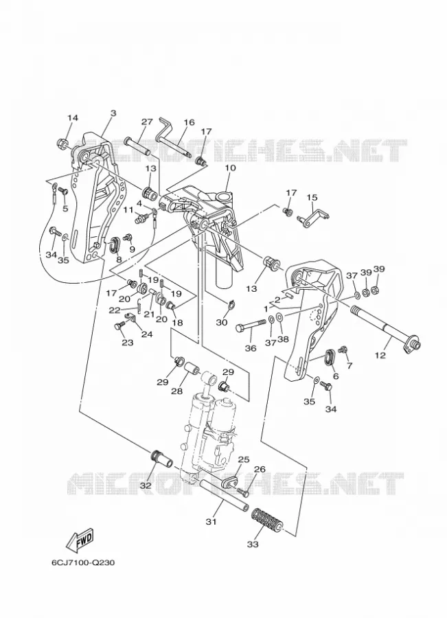 ARAIGNEE Yamaha OUTBOARD ENGINES 40hp (29.4kW) 2020 F40  F40GET