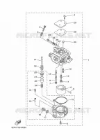 CARBURATEUR pour Yamaha FT9.9LMHX de 2020