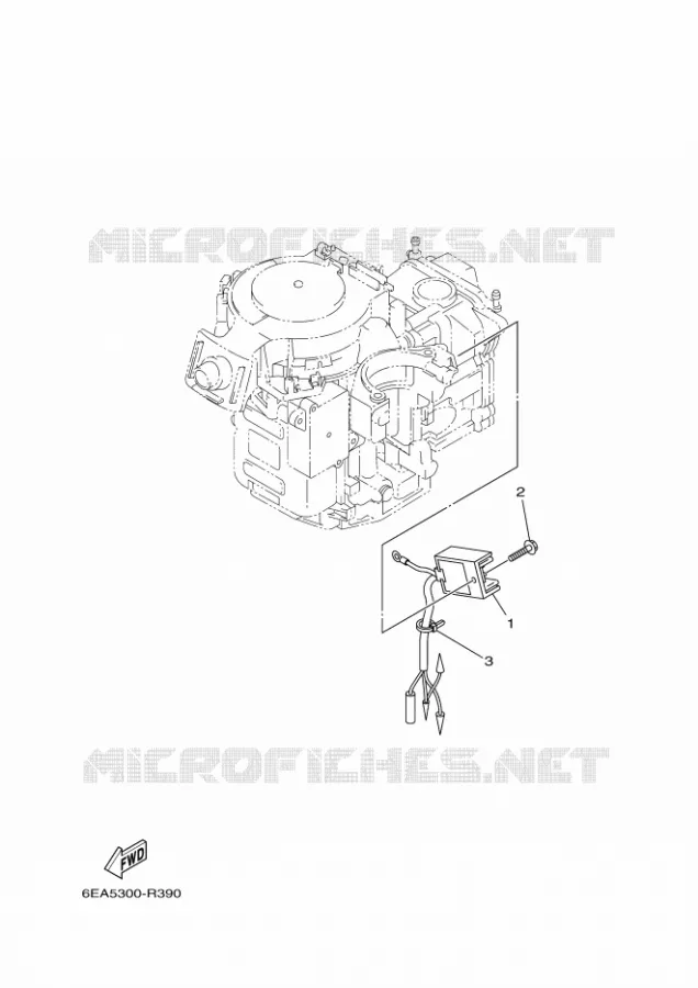 PIÈCES OPTIONNELLES 3 Yamaha OUTBOARD ENGINES 9.9hp (7.3kW) 2020 FT9.9  FT9.9LMH