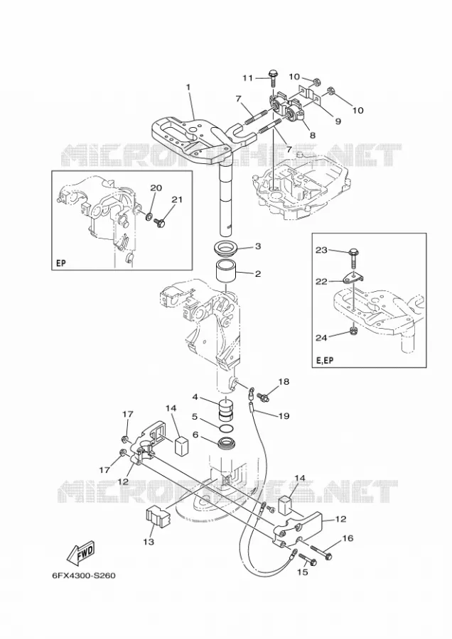 SUPPORT 3 Yamaha OUTBOARD ENGINES 9.9hp (7.3kW) 2020 FT9.9  FT9.9LMH