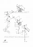 COMMANDE D'ACCELERATEUR pour Yamaha F130LA de 2020