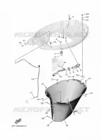 CAPOT INFERIEUR 2 pour Yamaha F100FETL de 2020
