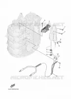 PARTIE ELECTRIQUE 3 pour Yamaha F100FETL de 2020