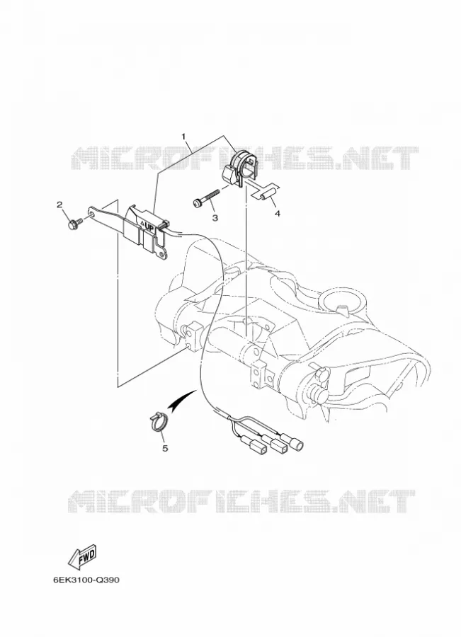 PIÈCES OPTIONNELLES 5 Yamaha OUTBOARD ENGINES 100hp (73.6kW) 2020 F100  F100FET