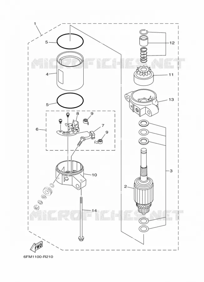 DEMARREUR Yamaha OUTBOARD ENGINES 20hp (14.7kW) 2020 F20  F20GEP