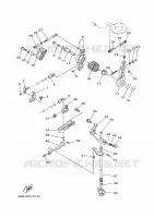 COMMANDE D'ACCELERATEUR pour Yamaha 85AETX de 2021