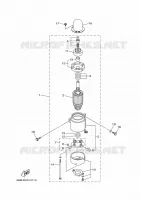 DEMARREUR pour Yamaha 85AETX de 2021