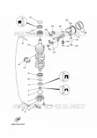 VILEBREQUIN / PISTON pour Yamaha 85AETX de 2021