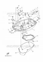 CAPOT INFERIEUR pour Yamaha E60HMHDL de 2021