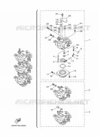 CARBURATEUR pour Yamaha E60HMHDL de 2021