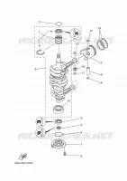 VILEBREQUIN / PISTON pour Yamaha E60HMHDL de 2021