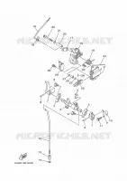 COMMANDE D'ACCELERATEUR 1 pour Yamaha F15CMHL de 2021