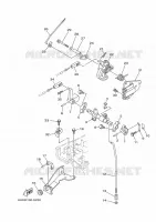 COMMANDE D'ACCELERATEUR 2 pour Yamaha F15CES de 2021