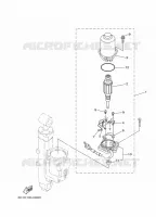 SYSTEME D'INCLINAISON 2 pour Yamaha F40HETL de 2021