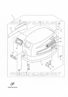 CARENAGE SUPERIEUR pour Yamaha E15DMHL de 2021