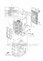 CYLINDRE / CARTER MOTEUR 2 pour Yamaha F30BETL de 2021