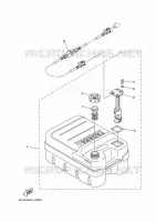 RESERVOIR A ESSENCE pour Yamaha F70AETL de 2021