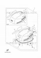 CARENAGE SUPERIEUR pour Yamaha FT9.9LMHL de 2021