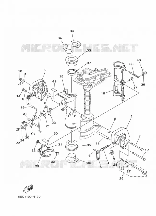 SUPPORT Yamaha OUTBOARD ENGINES 5hp (3.7kW) 2021 F5  F5AMH
