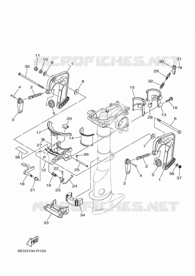 SUPPORT Yamaha OUTBOARD ENGINES 2.5hp (1.8kW) 2021 F2.5  F2.5BMH