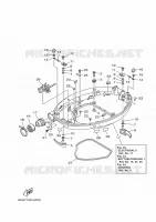 CAPOT INFERIEUR 1 pour Yamaha LF115XB de 2021